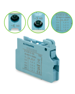 Bloco de Contato Auxiliar Siemens Frontal 1NA para 3TS29-36 E EP 1