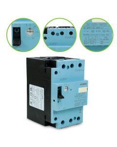 Disjuntor Motor Siemens 22 a 32A 3VS16001MP00 Tripolar E EP 1
