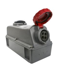 Tomada Industrial com Bloqueio 3P+T 16A 440V 11h IP69 Scame 1