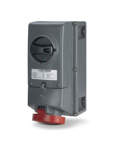 Tomada Industrial com Bloqueio 3P+T 16A 380V 6h IP66 Scame (GRP EX Sobrepor) 1