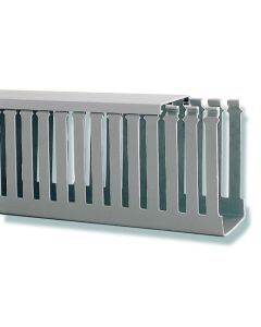 Canaleta PVC para Fios 80x80mm Hellermann Aberta Cinza (2 metros)