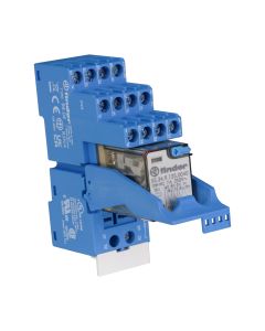 Rele de Interface Finder 125Vcc 4 Contatos Reversível 7A *