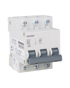 Disjuntor Tripolar 32A Curva C Siemens C32 Mini DIN 5kA