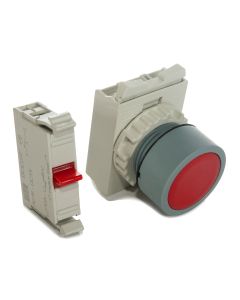 KIT C/ 5 Botao CEW-BFM1-01000000 Pulsador Vermelho NF Weg 1