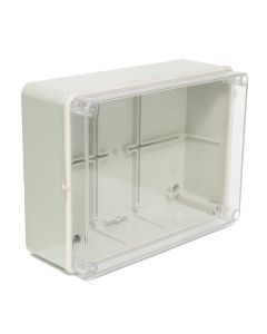 Caixa de Passagem Sobrepor 190x140x70mm IP56 Scame Cinza