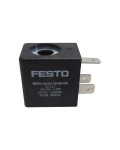 Bobina Solenoide 24VCC para Válvula Pneumática Festo MSFWG