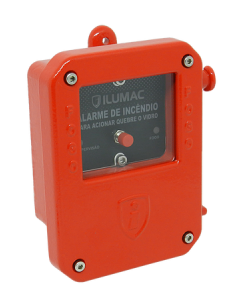 Acionador Manual Endereçável à Prova de Tempo AMPW-E Ilumac