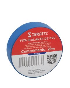 Fita Isolante Azul 19mm x 20m