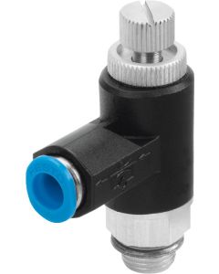 Válvula Reguladora de Fluxo Uni. Festo GRLA-1/4-QS-6-RS-B 1