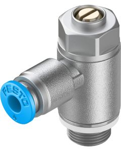 Válvula Reguladora de Fluxo Uni. Festo GRLA-1/8-QS-4-D 1