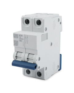 Disjuntor Bipolar 16A Curva C Weg C16 Mini DIN 5kA MDWP