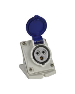 Tomada Industrial de Sobrepor 2P+T 16A 220V 6h IP44/54 Scame 1