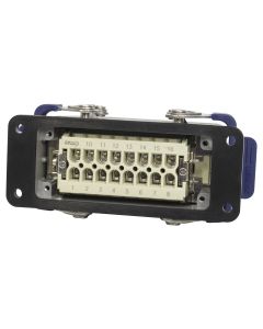 Tomada e Plugue Industrial 16 Polos + T Proauto Kit (Inserto Com Base e Carcaça) 1