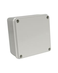 Caixa de Passagem Sobrepor 100x100x50mm IP56 Scame Cinza