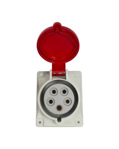 Tomada Industrial de Embutir 3P+N+T 32A 380V 6h IP54 Scame 1