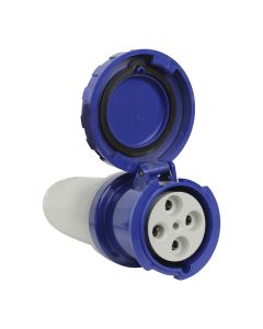 Tomada Industrial Móvel 3P+T 125A 220V 9h IP66/67 Scame Azul