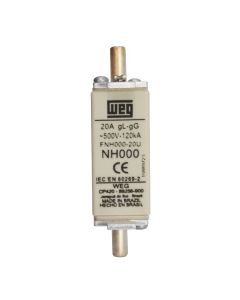 Fusível NH Retardado gL / gG 20A Weg FNH000 20U