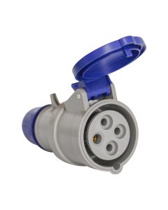 Tomada Industrial Móvel 3P + T 16A 220V 9h IP44/54 Scame