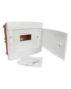 Quadro de Distribuição 12 DIN 270x326x75mm IP40 Scame