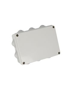 Caixa de Passagem Sobrepor 150x110x70mm IP55 Scame Cinza