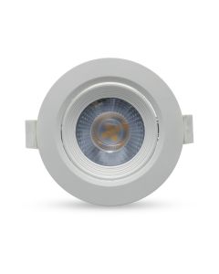 Spot Led Branca Quente 5W 3000k Redonda de Embutir 80LM/W 1