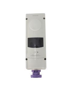 Tomada Industrial com Bloqueio 2P 16A 24V IP66/67 Scame Roxa 1
