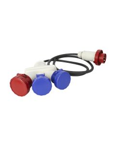 Adaptador de Tomadas Industrial Multi-Vias 3NR 3P+N+T 16A (Scame) 1