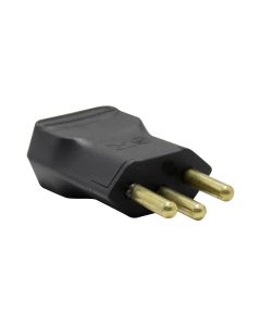 Plug para Tomada Macho 20A 2P+T Preto Margirius PLD 3