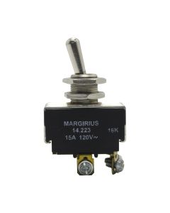 Interruptor de Alavanca Metálica Bipolar 15A Margirius