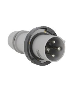 Plugue Industrial 3P + T 125A 600V 5h IP66/67/69 Scame Preto