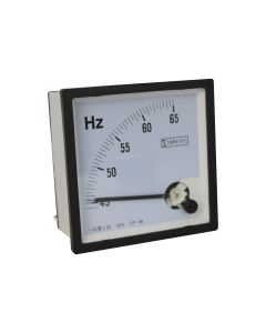 Frequencímetro de Painel Analógico 96x96mm 220Vca 45-65Hz
