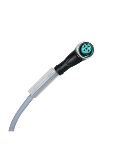 Cabo para Sensor M12 4pin Fêmea 2m 250V 4A 90º Pepperl Fuchs 3
