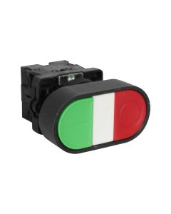 Botão Duplo XB2 Sem Iluminação Arredondado Sem Ressalto