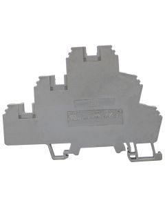 Borne de Passagem Triplo Weg 2,5mm Tipo Parafuso Cinza BTWT 3