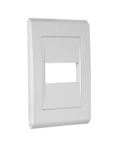 Placa 4x2 Weg 1 Posição Refinatto Branco Alto Brilho