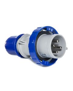 Plugue Industrial 3P + T 32A 220V 9h IP66/67/69 Scame Azul