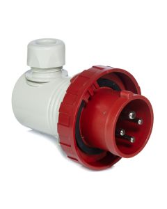 Plugue Industrial 3P + T 16A 380V 6h IP66/67 Scame Vermelho