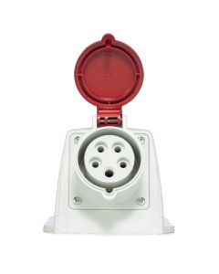 Tomada Industrial/Doméstica 3P + N + T 16A 380V 6h IP54 2