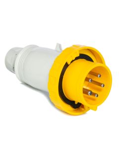 Plugue Industrial 3P+N+T 16A 110V 4h IP66/67 Scame Amarelo