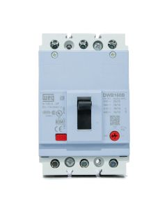 Disjuntor Caixa Moldada Weg 100A DWB160B 16kA Tripolar