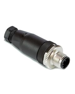 Conector Macho M12 4 pinos 250V 4A Reto Pepperl Fuchs V1S-G-BK
