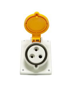 Tomada Industrial de Embutir 2P+T 32A 110V 4h IP44/54 Scame 1
