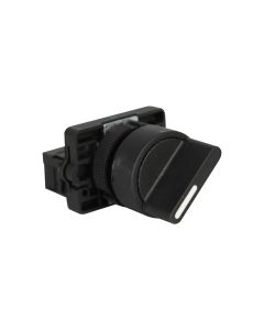 Chave Seletora 2 Posições 22mm Preta 1NA Manopla Curta