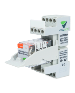 Rele Modular de Interface 220Vca 5A 4 Contatos Reversores View Tech