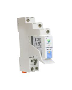 Rele Modular de Interface 24Vcc 10A 1 Contato Reversor View Tech * 1