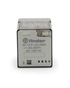 Rele Industrial Finder 125Vcc 10A 3NAF 60.13 1
