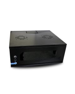 Mini Rack Parede 19 5U X 470mm Rede Lan Utp ProtectM Preto