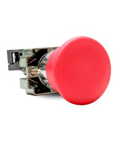 Botão de Emergência sem Trava Metálico 1NF XB2-BC42 Sibratec 1