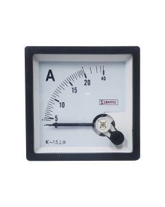 Amperimetro Analógico Mediçao Direta 20A 72X72MM