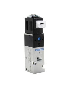 Válvula Solenoide Pneumática 3/2 Vias 1/8 24VCC Festo